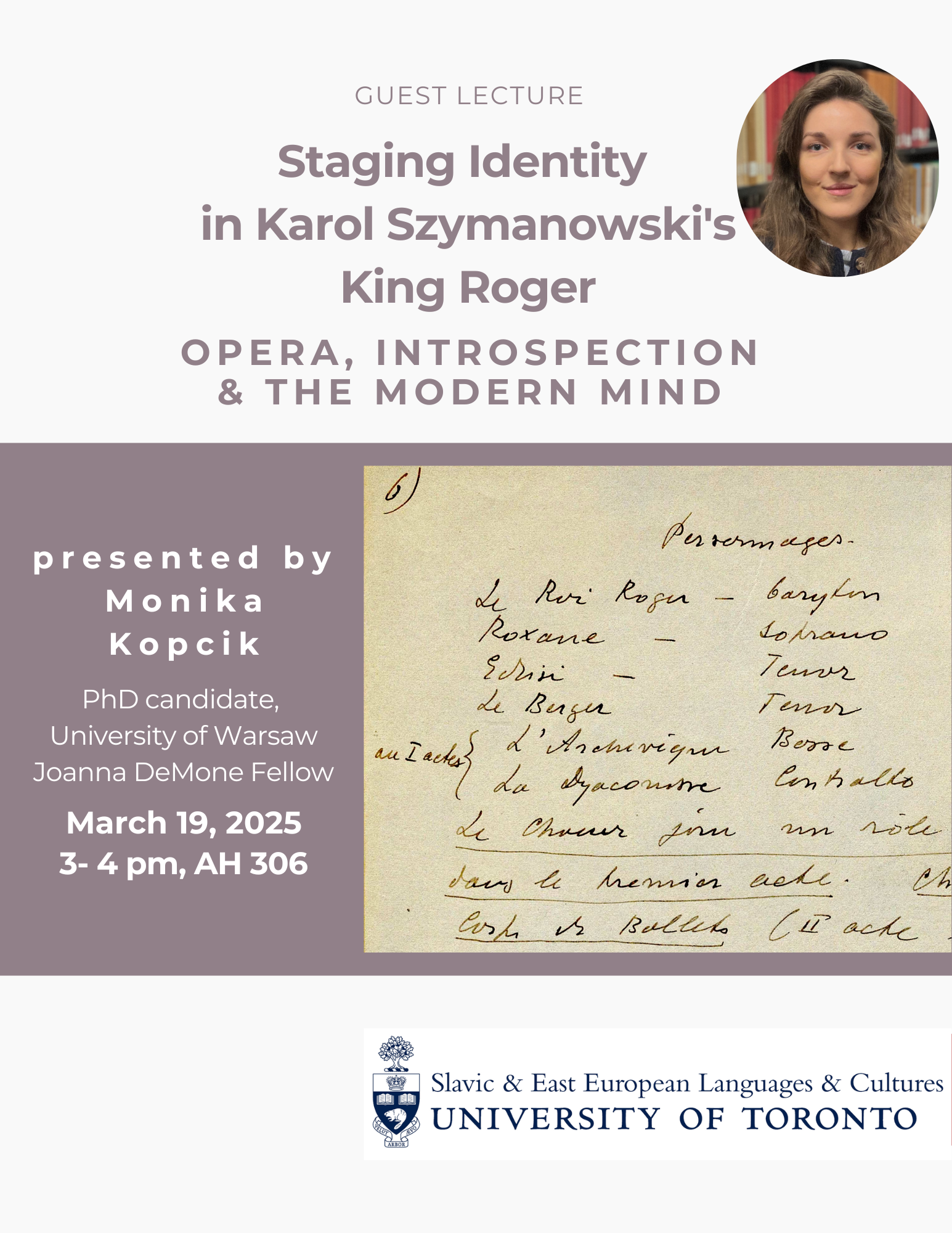 Poster for Staging Identity Event