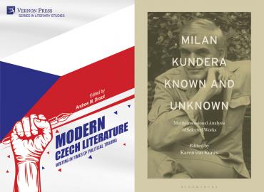 Cover images of &amp;quot;Modern Czech Literature&amp;quot; and &amp;quot;Milan Kundera Known and Unknown&amp;quot;